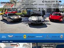Tablet Screenshot of drivingemotions.com